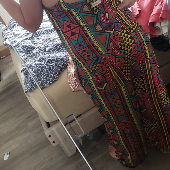 Multi color jumpsuit - Picture 7 of 9
